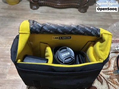 كالميرا نيكون D3200 - بكامل اغراضها وأكسسواراتها - بحالة الجديدة تماما 4