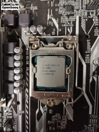 بورد H270-PRO مع معالج i5 7600k بحاله جيده 2