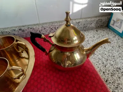 طقم نحاس ثقيل مذهب تحفه نادره 2