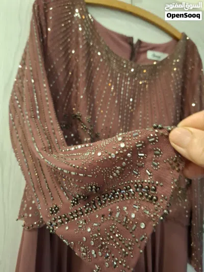 فستان حفله شك خرز من تركيا بحالة ممتازه 3