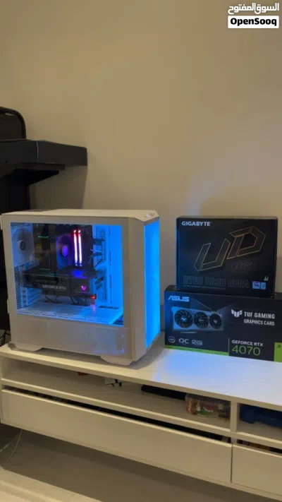 للبيع pc gaming بكرت Asus 4070 OC الخرااافي 2