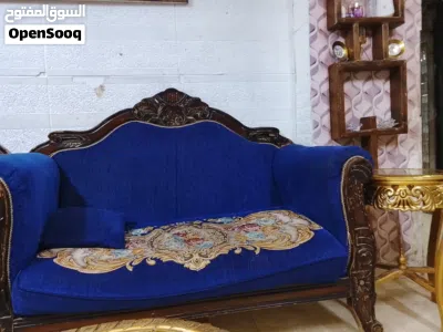 طقم كنب لون نيلي 3