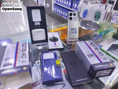 الاحديث note 40 pro plas تيتانيوم جيجا 256 رام 24 معه كامل اغراضو الاصلية متوفر توصيل 3