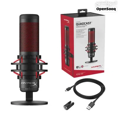 HyperX QuadCast USB High Performance Gaming Microphone, Red LED ,for PC, PS4 and Mac 2