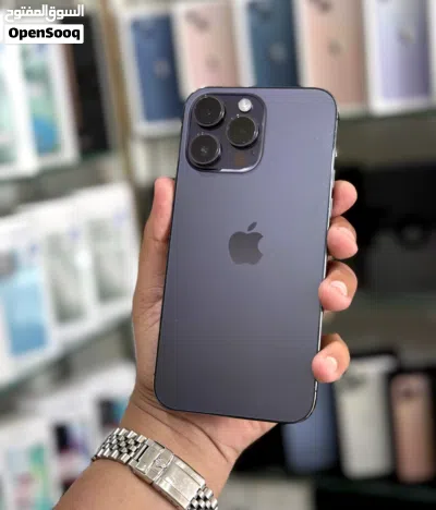 عرض خاص : iPhone 14 pro max 256gb مع الملحقات الهاتف بحالة الوكالة بدون اي مشاكل و مع ضمان 4