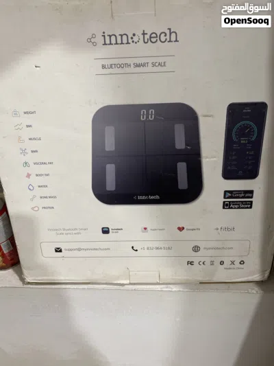 Inn tech جهاز قياس الوزن و الحراره و اشياء اخره تابعه للرياضين 2