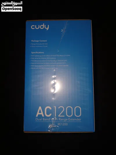 مقوي انترنت وموسع شبكة Cudy AC1200 Dual-Band Wi-Fi Range Extender 3