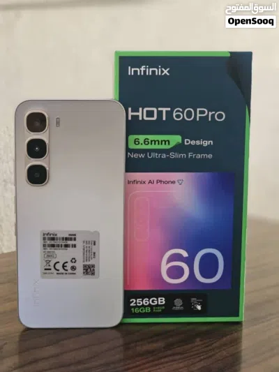هاتف إنفينيكس Hot 60 pro جديد بحجم تخزين 256 جيجابايت متوفر الوان وتوصيل وهدايااااا 3