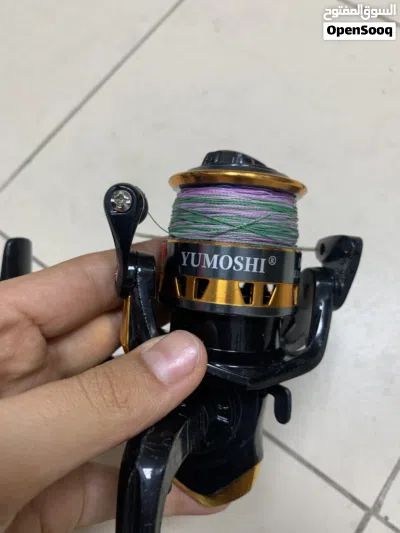 مكينة صيد YUMOSHI DK3000 + خيط بريد ملون استعمال أسبوع 2