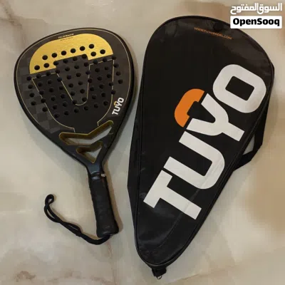 مضرب بادل جديد عليه حماية مع شنطة بادل New padel racket with cover and padel racket bag 2