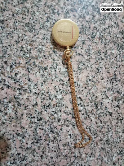 ساعة جيب مطلي ذهب ماركة Caravella 2