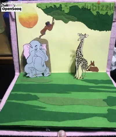 قصص ثلاثيه الابعاد شغل يدوى 2