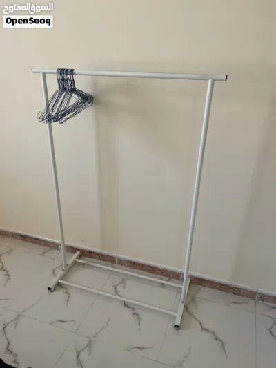 Bedroom furniture (bed, dresser, cloth hanger) 4