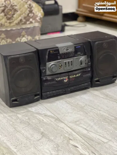 وين الي يدور انتيكه مسجل كاسيتين وراديو نوع LG نضيف 4