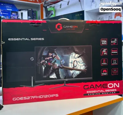 شاشة GameOn 27 بوصة IPS 120Hz Full HD – تدعم PS5 و FreeSync 2