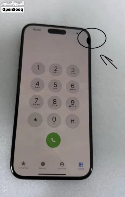iPhone 15 Plus 256 with black dot 2