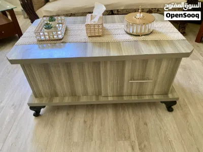 طاولة وسط خشب ثقيل 2