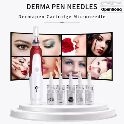 ديرما بن الاصلي شحن 5 سرعات مع عدة رؤؤس الاصلي ديرمابن derma pen ENZO ابر و رؤوس ديرما بن اينزو أصلي 4