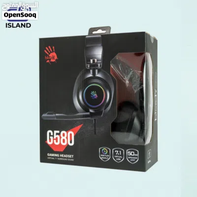 سماعة جيمنج Bloody G580 محيطية 7.1 - نظيفة جداً بسعر لقطة 3