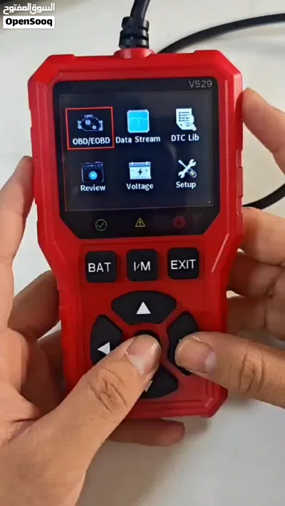 جهاز فحص وتشخيص أعطال السيارات OBD2 V529 الأصلي بشاشة ملونة 4
