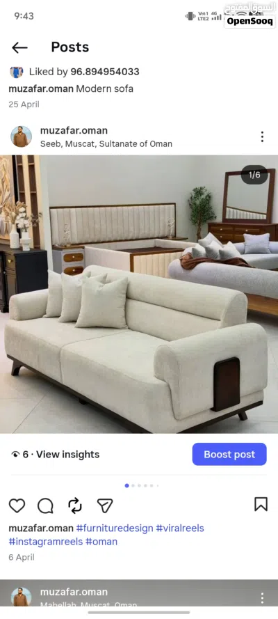 offer sofa 5 years warranty spanch and wood 3