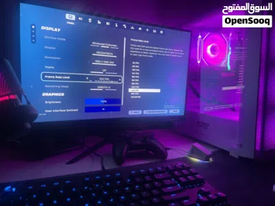 Gaming pc مستعمل شهر فقط RTX 5060 and 16Gb DDR5 3
