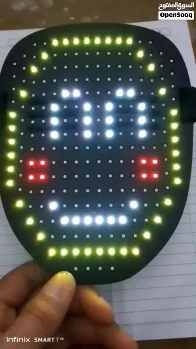 قناع الهاكر المضيء الذكي 3