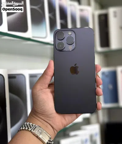 عرض خاص : iPhone 14 pro max 256gb مع الملحقات الهاتف بحالة الوكالة بدون اي مشاكل و مع ضمان 2