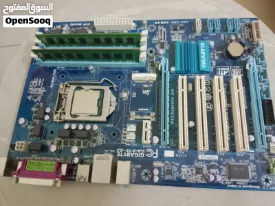 معالج i5 3570 مع رامات 8 جيجا و مذربورد و مبرد للمعالج 2
