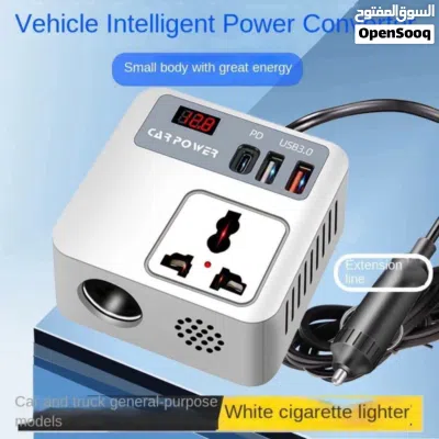 محول الكهرباء من 12 فولت الى 220 فولت power inverter 2