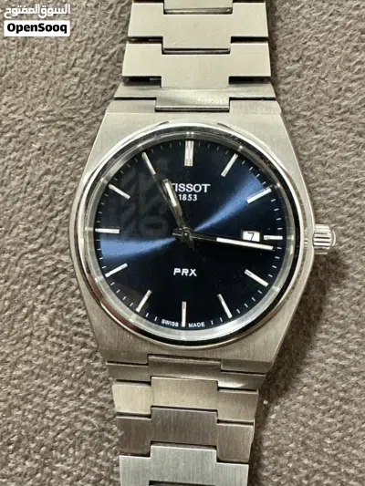 ساعة تيسو PRX باللون الأزرق tissot prx blue/ 2