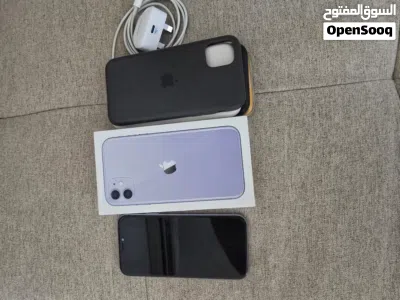 للبيع هاتف أيفون 11 سعة 128 بنفسجي اللون iphone 11 128GB purple color 2