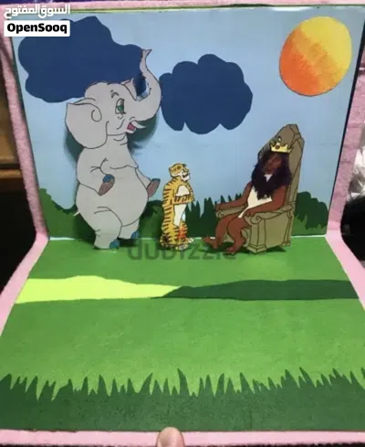 قصص ثلاثيه الابعاد شغل يدوى 3