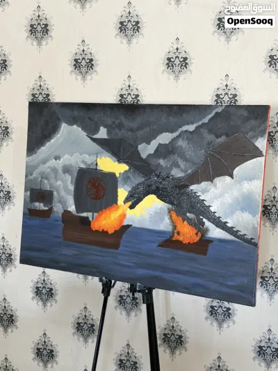 رسم لوحه التنين 2