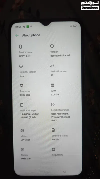Oppo A15 phone 3