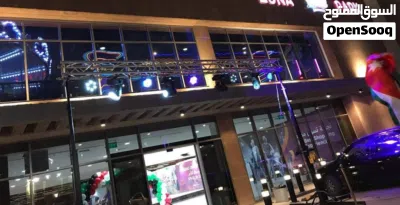 اجهزة اضاءة متحركة للمحلات والمناسبات تراس اضاءة موفينج هيد بيمات باركانات سماعات دي جي اقواس بلالين 3