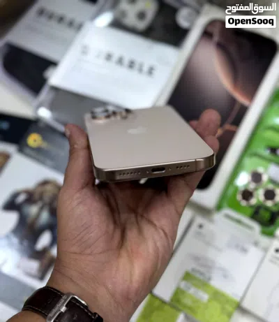 عرض خاص :iPhone 16 pro max 256GB بالذاكرة 256جيجا هاتف بحالة الوكالة و بأقل سعر 4