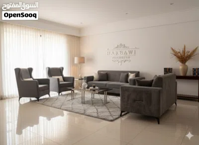 أطقم كنب وكورنر حرف ال مع مزدوجة تصميم مودرن جوده عاليه خشب سويد اسفنج دانلوب عروض لفترة محدودة 3