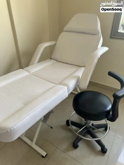 Salon bed with chair سرير صالون تجميل مع كرسي متحرك للبيع 3