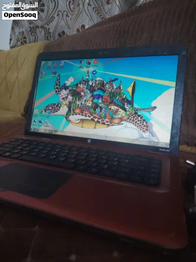 لابتوب hp مستعمل للدراسة ذاكرة 1 تيرا 2