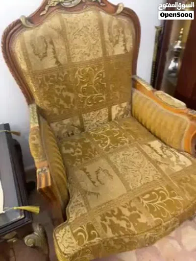 طقم كنب خشب مصري دمياط 4
