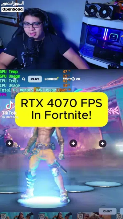 كرت شاشة ASUS RTX 4070 12GB OC مستعمل للبيع 4