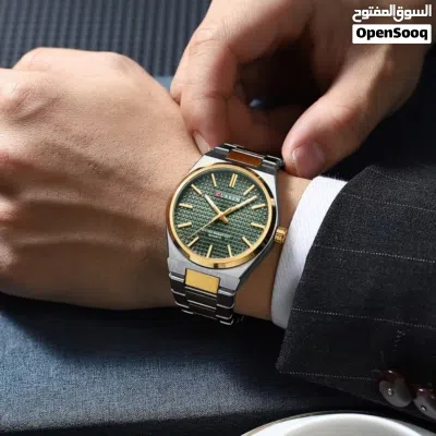 Brand new Curren Men’s Watch Green dial metal 2