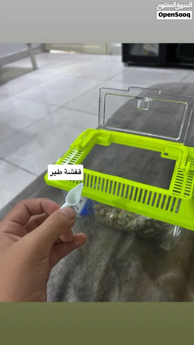 السلام عليكم قفص مال فروخ طير اللوف بيرد او الروز القفص مستعمل للتجربة فقط و شرق النظافة و حيل حلووو 3