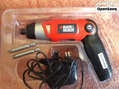 مفك براغي ودادوات black & decker 3