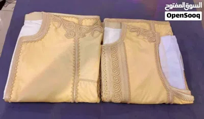 عرض العيد الفاخرة شغل يدوي تام قماش ياباني سكاروته اورجينال كاط موديل شغل فاخر ثلاث قطع للعرسان فيه 3
