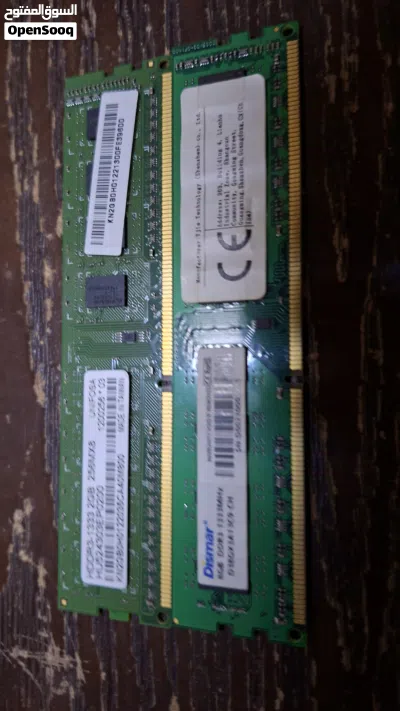 رام ddr3 حبتين 8+2 1333mhz 2