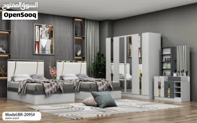 غرف نوم توينز صيني وتركي وتايلاندي أسعار تنافسية وجودة مميزةTwin Bedroom Sets Chinese, Turkish & 2