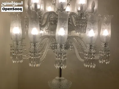 أباجورة أرضية كريستال فخمة ارتفاع 3 متر - تصميم كلاسيكي فاخر 4