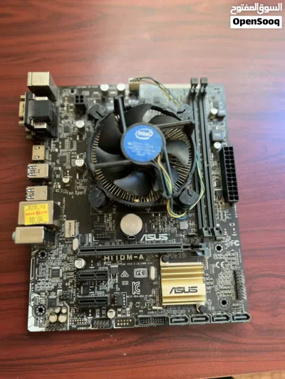 للبيع بورد ومعالج i5 7400 H110 2